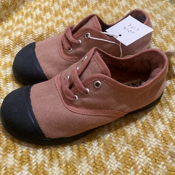 ZARA Join Life Shoes with Faux Sherpa Fur 9.5 EU 26 - Picture 11 of 12